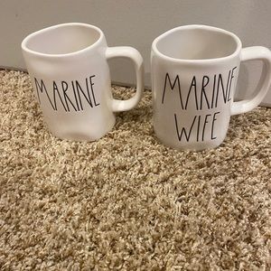 Rae Dunn marine and marine wife mug